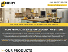 Tablet Screenshot of ambrydesign.com